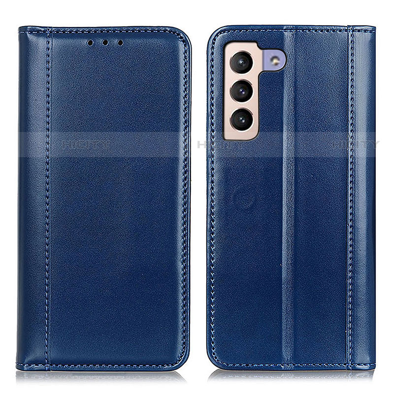 Handytasche Stand Schutzhülle Flip Leder Hülle M05L für Samsung Galaxy S21 Plus 5G Blau