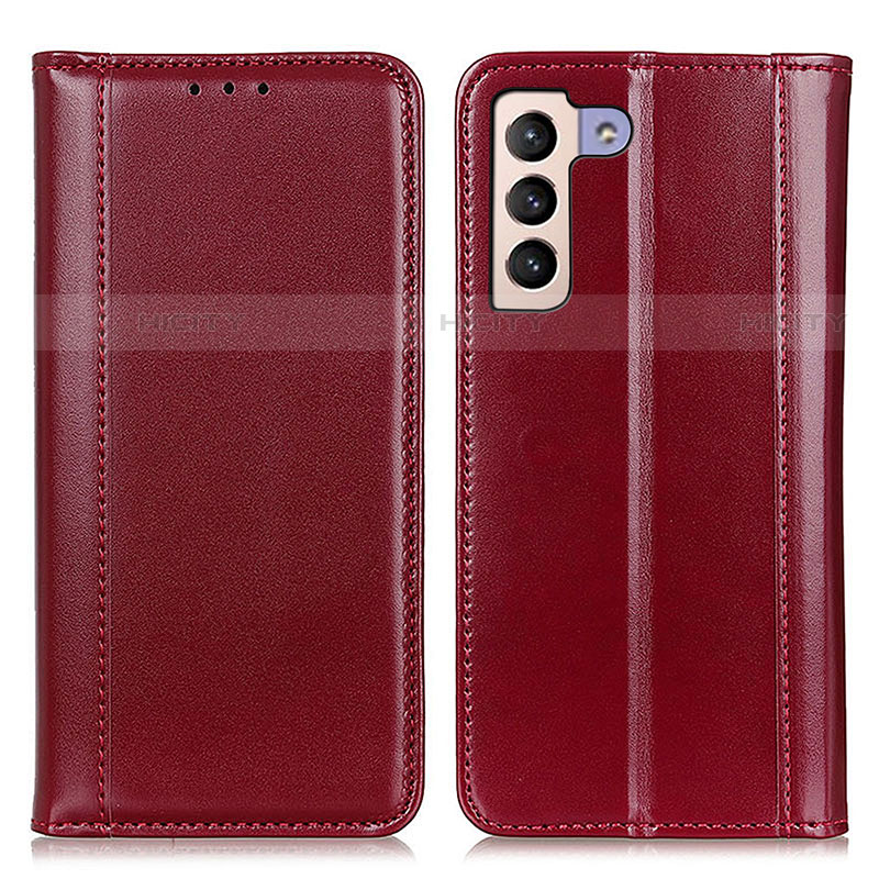 Handytasche Stand Schutzhülle Flip Leder Hülle M05L für Samsung Galaxy S21 Plus 5G Rot