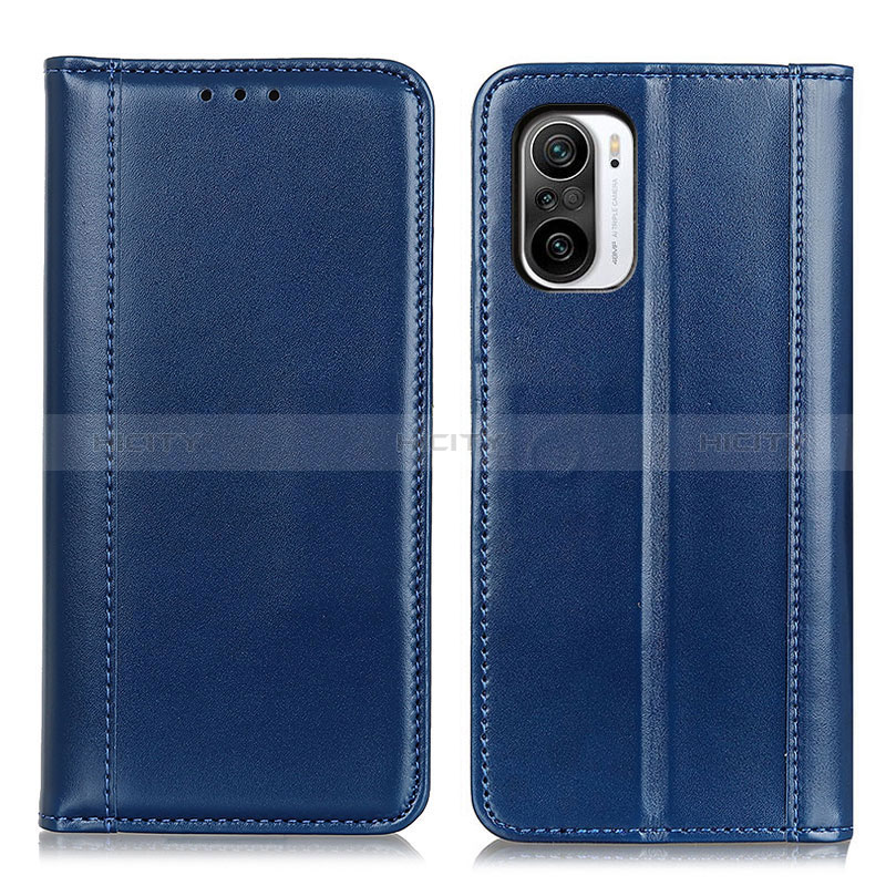 Handytasche Stand Schutzhülle Flip Leder Hülle M05L für Xiaomi Redmi K40 Pro 5G Blau