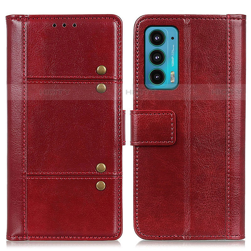 Handytasche Stand Schutzhülle Flip Leder Hülle M06L für Motorola Moto Edge 20 5G Rot