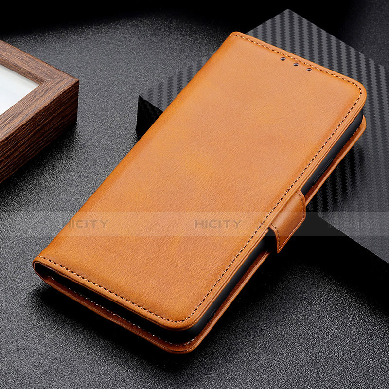 Handytasche Stand Schutzhülle Flip Leder Hülle M06L für Motorola Moto Edge X30 5G Hellbraun