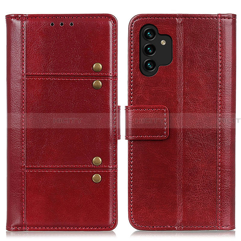 Handytasche Stand Schutzhülle Flip Leder Hülle M06L für Samsung Galaxy A13 4G Rot