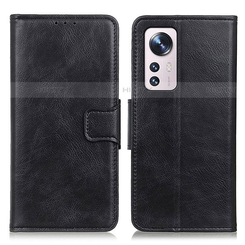 Handytasche Stand Schutzhülle Flip Leder Hülle M06L für Xiaomi Mi 12 Pro 5G Schwarz