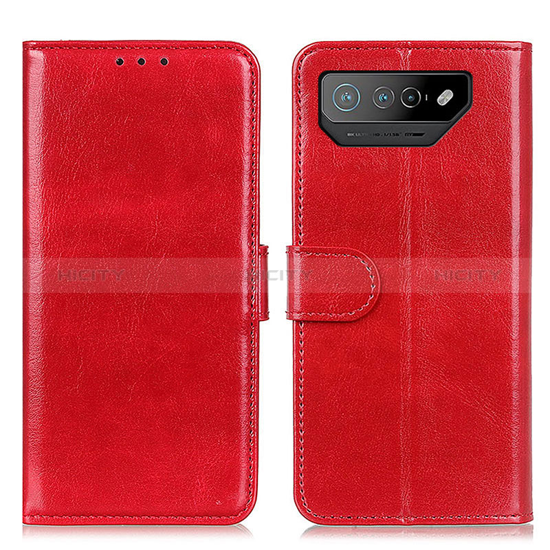 Handytasche Stand Schutzhülle Flip Leder Hülle M07L für Asus ROG Phone 7 Pro Rot