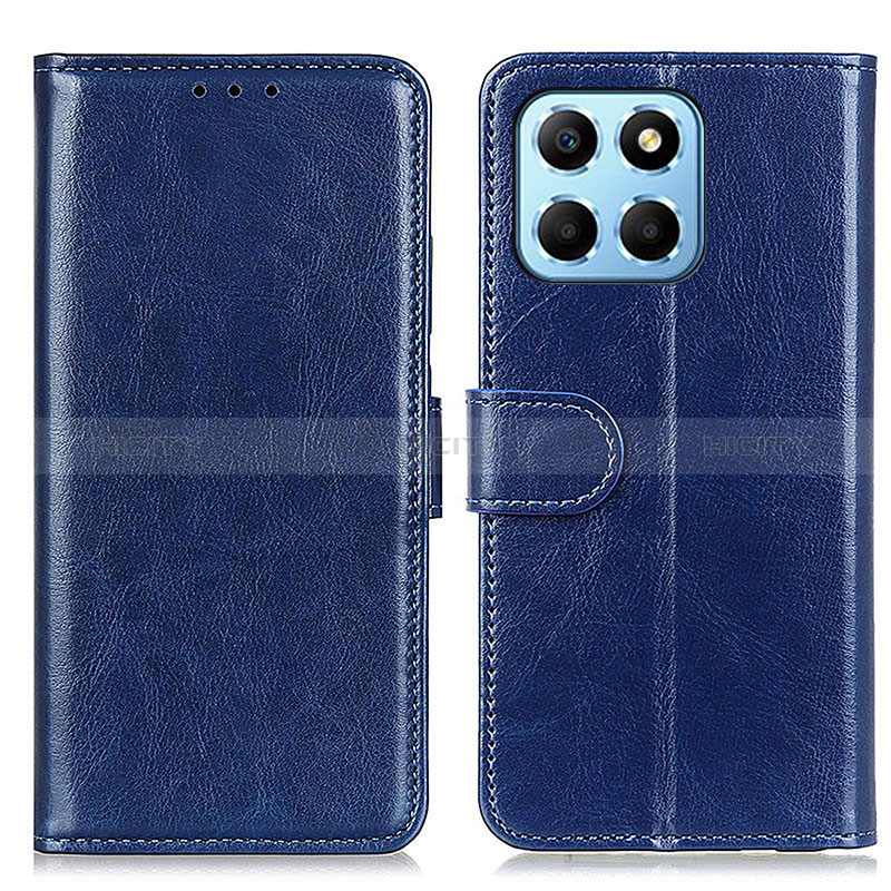 Handytasche Stand Schutzhülle Flip Leder Hülle M07L für Huawei Honor X8 5G Blau