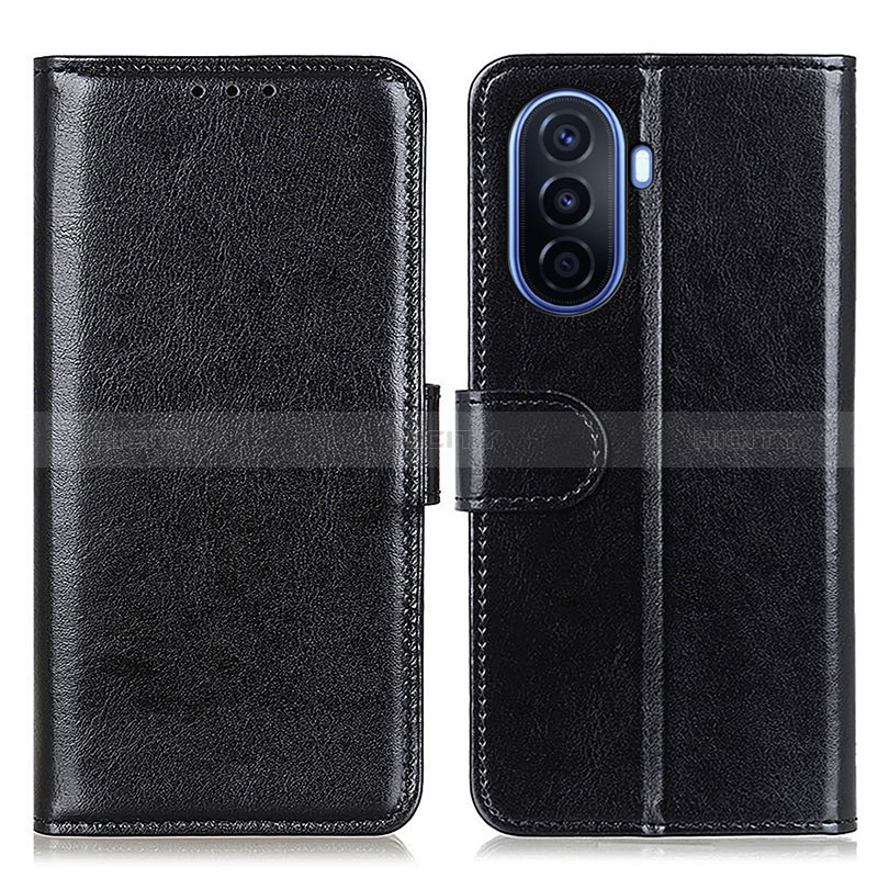 Handytasche Stand Schutzhülle Flip Leder Hülle M07L für Huawei Nova Y70 Schwarz