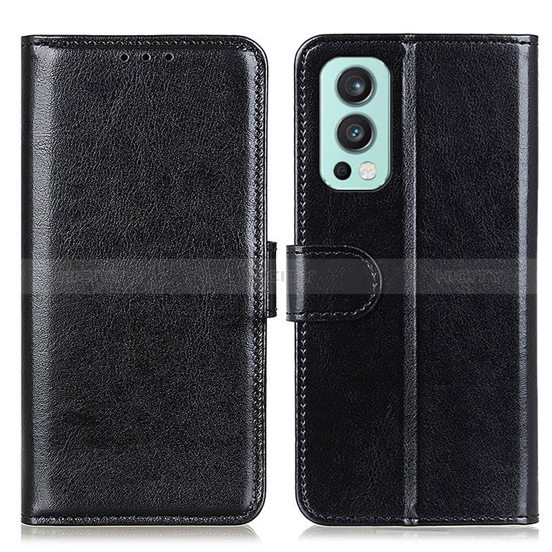 Handytasche Stand Schutzhülle Flip Leder Hülle M07L für OnePlus Nord 2 5G Schwarz Plus