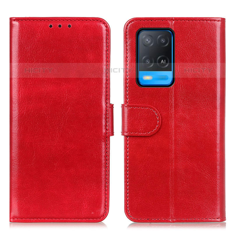 Handytasche Stand Schutzhülle Flip Leder Hülle M07L für Oppo A54 4G Rot