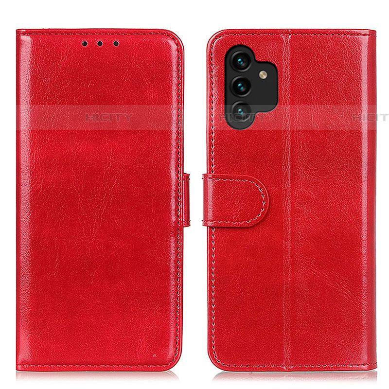 Handytasche Stand Schutzhülle Flip Leder Hülle M07L für Samsung Galaxy A04s Rot