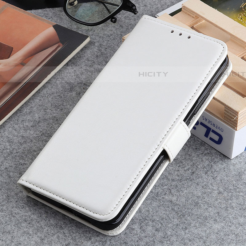 Handytasche Stand Schutzhülle Flip Leder Hülle M07L für Samsung Galaxy A72 4G Weiß