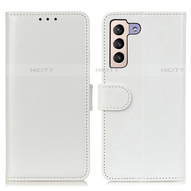 Handytasche Stand Schutzhülle Flip Leder Hülle M07L für Samsung Galaxy S22 Plus 5G Weiß
