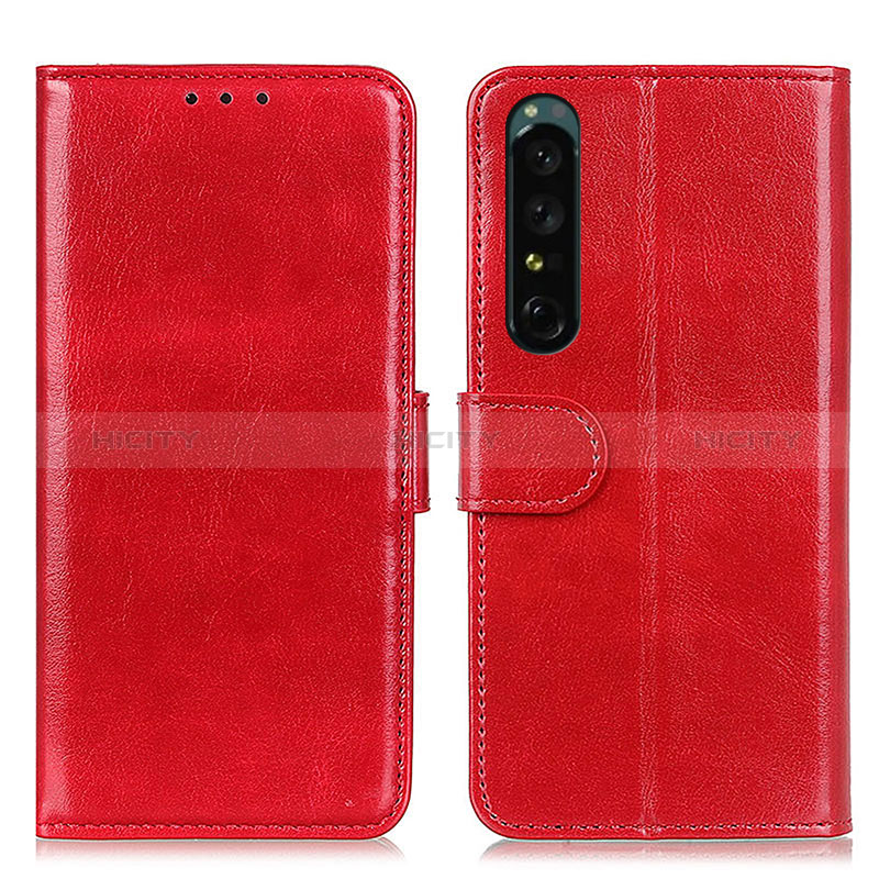 Handytasche Stand Schutzhülle Flip Leder Hülle M07L für Sony Xperia 1 IV groß