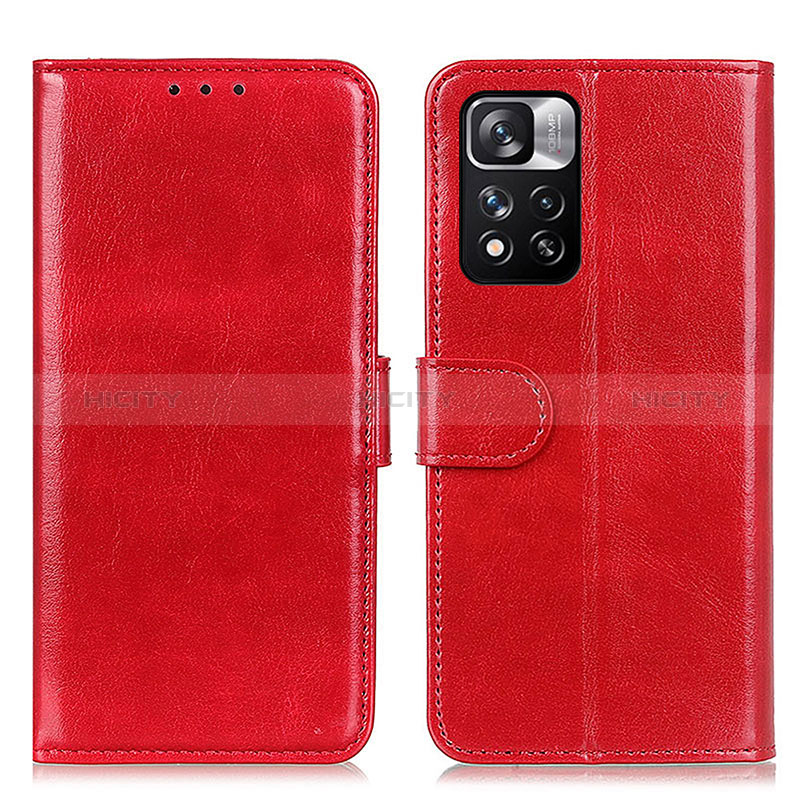 Handytasche Stand Schutzhülle Flip Leder Hülle M07L für Xiaomi Mi 11i 5G (2022) Rot