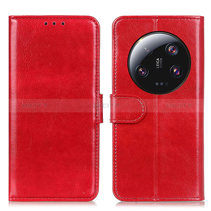 Handytasche Stand Schutzhülle Flip Leder Hülle M07L für Xiaomi Mi 13 Ultra 5G Rot