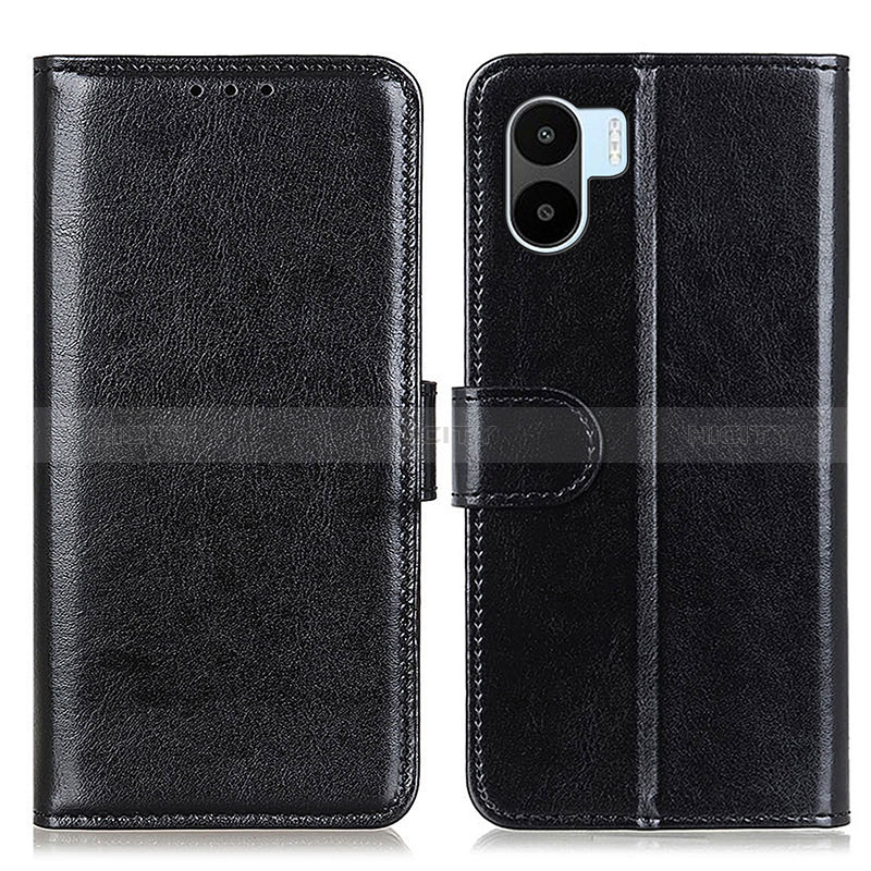 Handytasche Stand Schutzhülle Flip Leder Hülle M07L für Xiaomi Redmi A1 Schwarz Plus