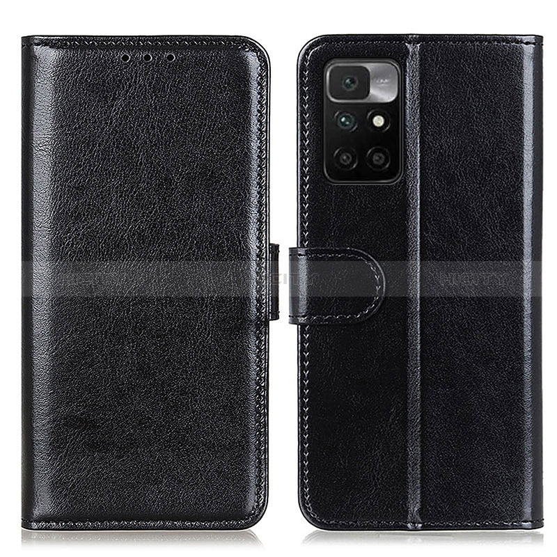 Handytasche Stand Schutzhülle Flip Leder Hülle M07L für Xiaomi Redmi Note 11 4G (2021) Schwarz