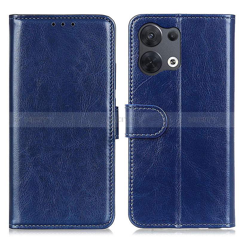 Handytasche Stand Schutzhülle Flip Leder Hülle M07L für Xiaomi Redmi Note 13 5G Blau Plus