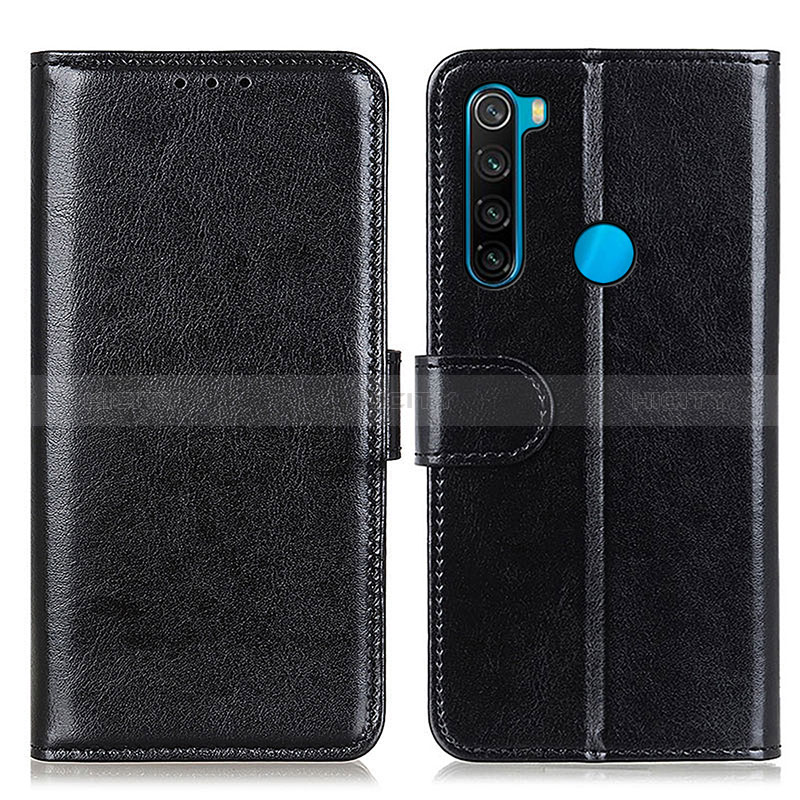 Handytasche Stand Schutzhülle Flip Leder Hülle M07L für Xiaomi Redmi Note 8 (2021) Schwarz