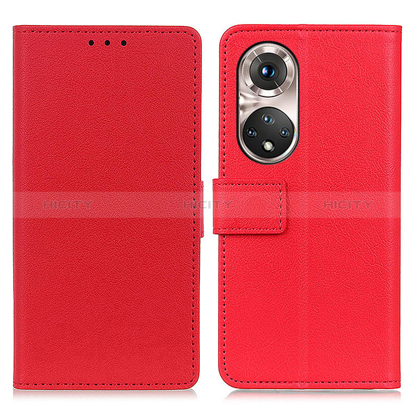 Handytasche Stand Schutzhülle Flip Leder Hülle M08L für Huawei Honor 50 Pro 5G Rot