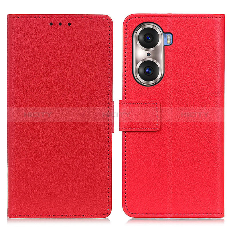 Handytasche Stand Schutzhülle Flip Leder Hülle M08L für Huawei Honor 60 5G Rot