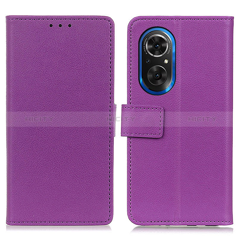 Handytasche Stand Schutzhülle Flip Leder Hülle M08L für Huawei Nova 9 SE Violett