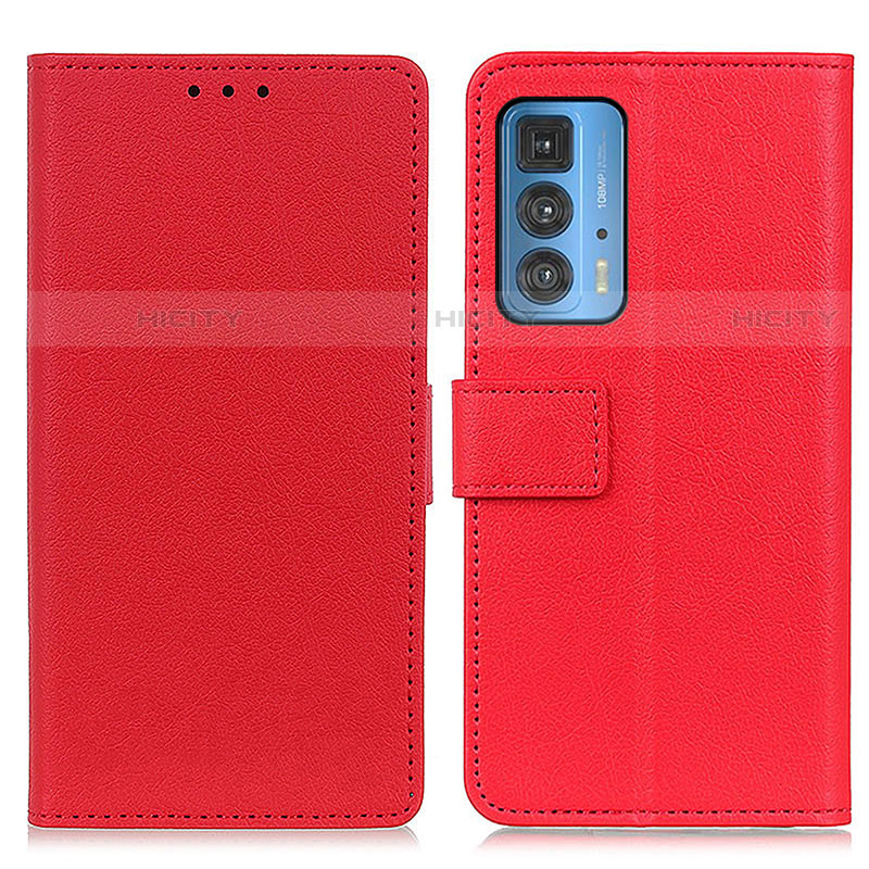 Handytasche Stand Schutzhülle Flip Leder Hülle M08L für Motorola Moto Edge 20 Pro 5G Rot