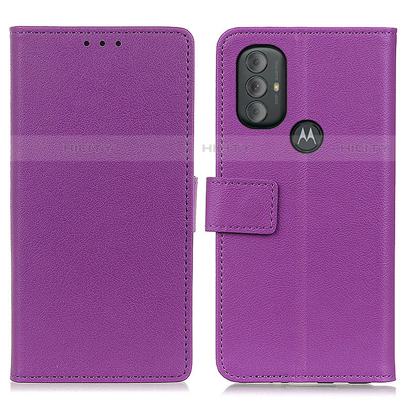 Handytasche Stand Schutzhülle Flip Leder Hülle M08L für Motorola Moto G Play (2023)