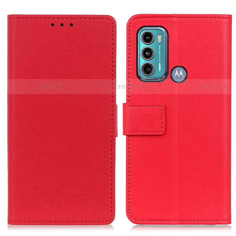 Handytasche Stand Schutzhülle Flip Leder Hülle M08L für Motorola Moto G40 Fusion Rot