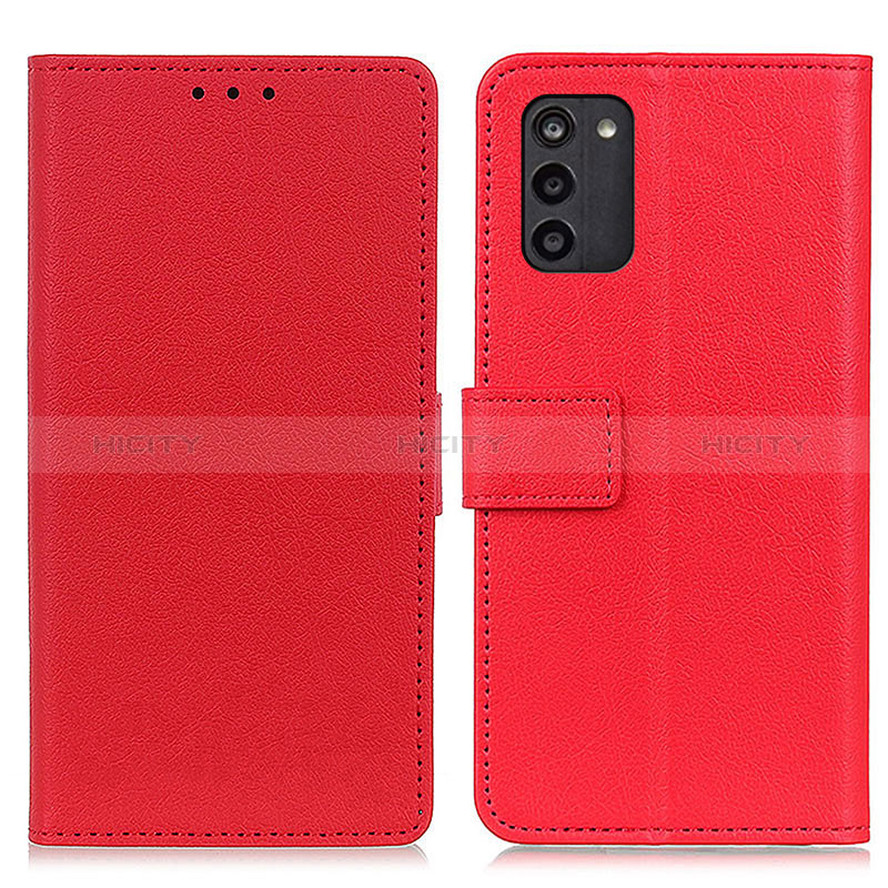 Handytasche Stand Schutzhülle Flip Leder Hülle M08L für Nokia G100 Rot