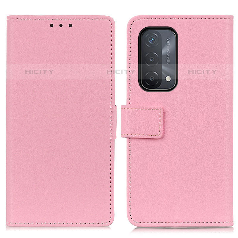 Handytasche Stand Schutzhülle Flip Leder Hülle M08L für Oppo A93 5G Rosa