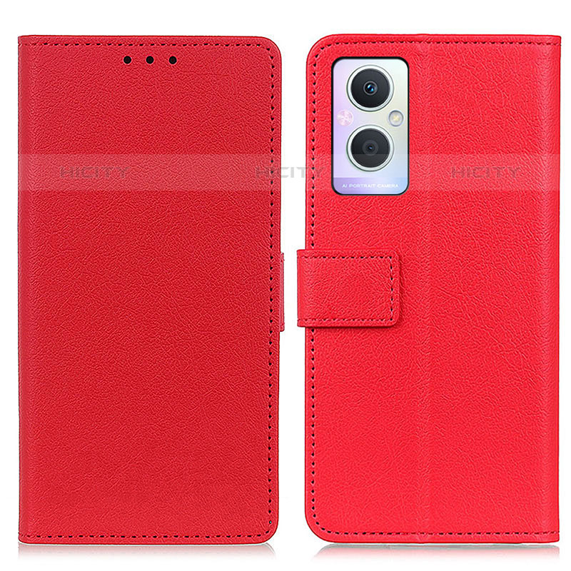 Handytasche Stand Schutzhülle Flip Leder Hülle M08L für Oppo F21 Pro 5G Rot