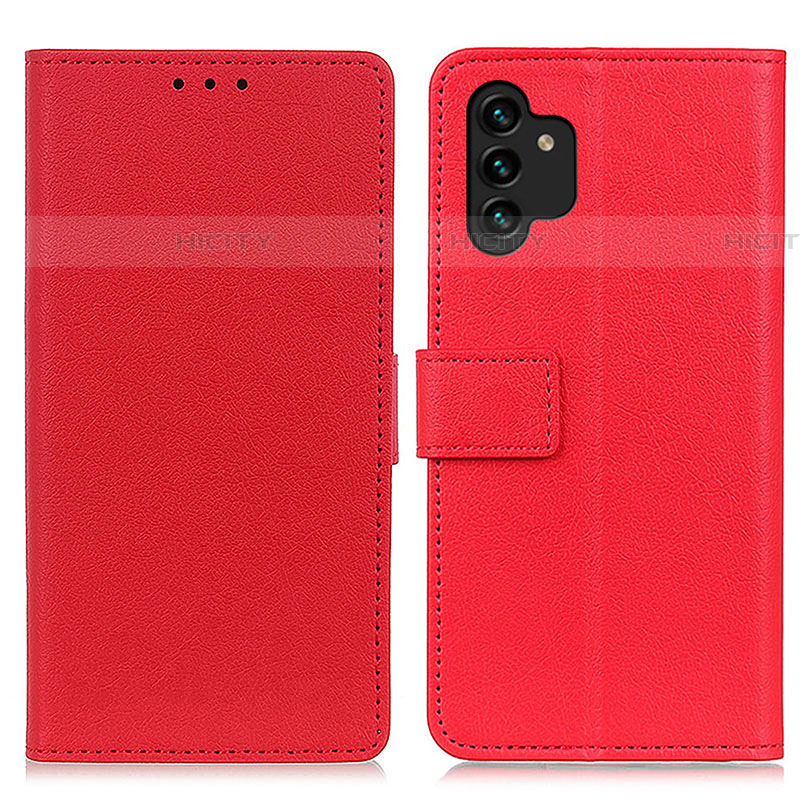 Handytasche Stand Schutzhülle Flip Leder Hülle M08L für Samsung Galaxy A04s Rot