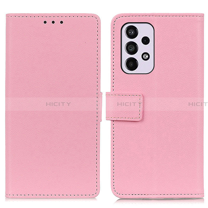 Handytasche Stand Schutzhülle Flip Leder Hülle M08L für Samsung Galaxy A33 5G Rosa