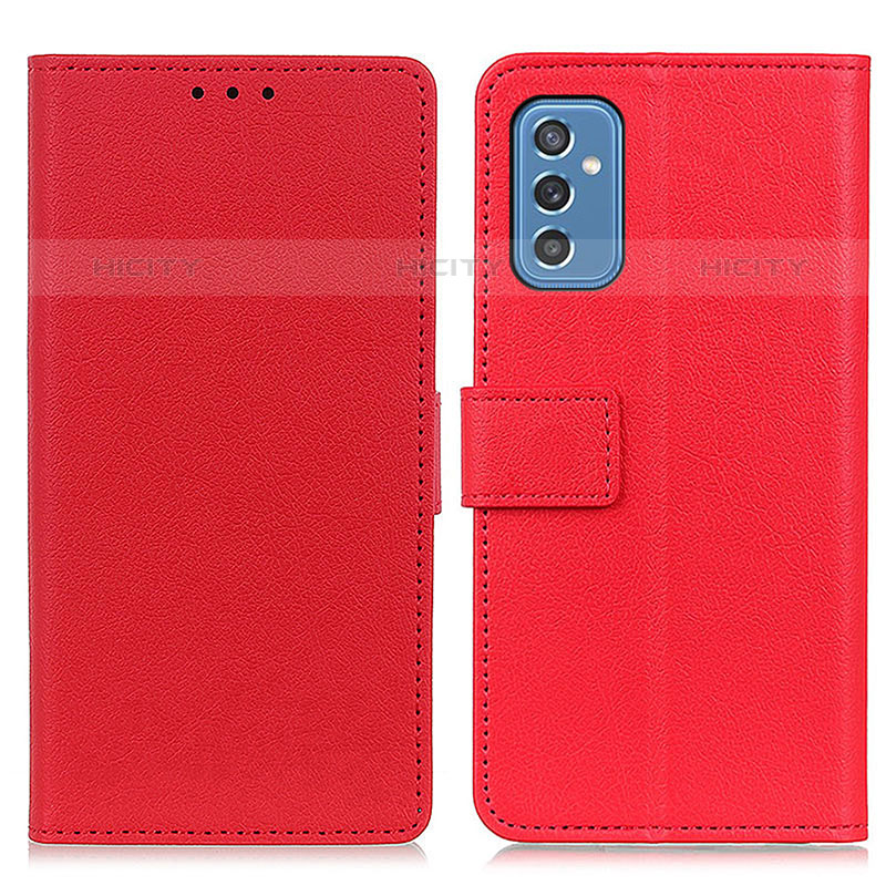 Handytasche Stand Schutzhülle Flip Leder Hülle M08L für Samsung Galaxy M52 5G Rot