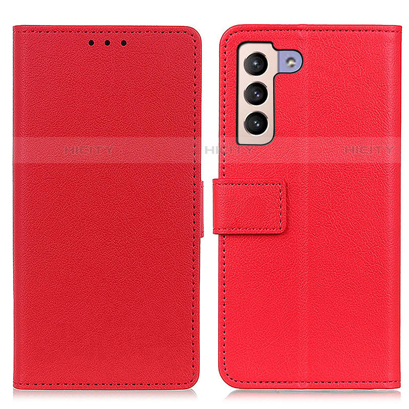 Handytasche Stand Schutzhülle Flip Leder Hülle M08L für Samsung Galaxy S21 5G Rot Plus