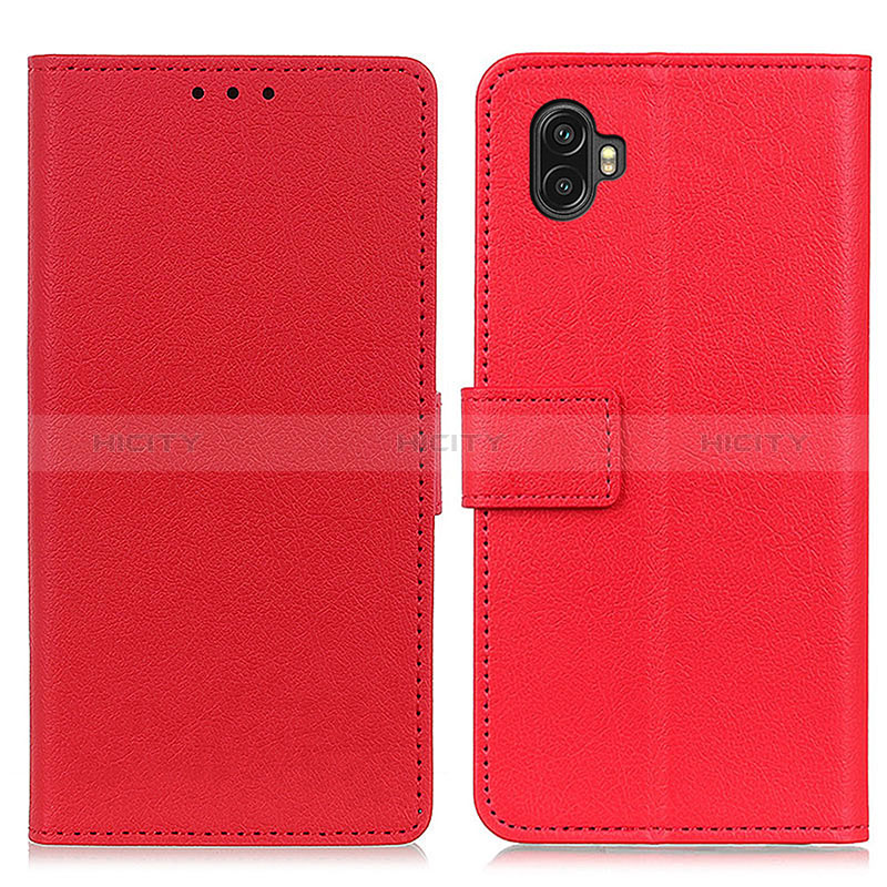 Handytasche Stand Schutzhülle Flip Leder Hülle M08L für Samsung Galaxy Xcover Pro 2 5G Rot Plus