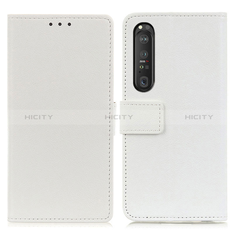 Handytasche Stand Schutzhülle Flip Leder Hülle M08L für Sony Xperia 1 III groß