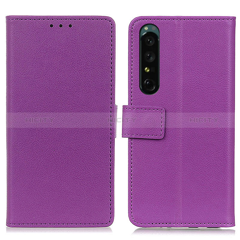 Handytasche Stand Schutzhülle Flip Leder Hülle M08L für Sony Xperia 1 IV