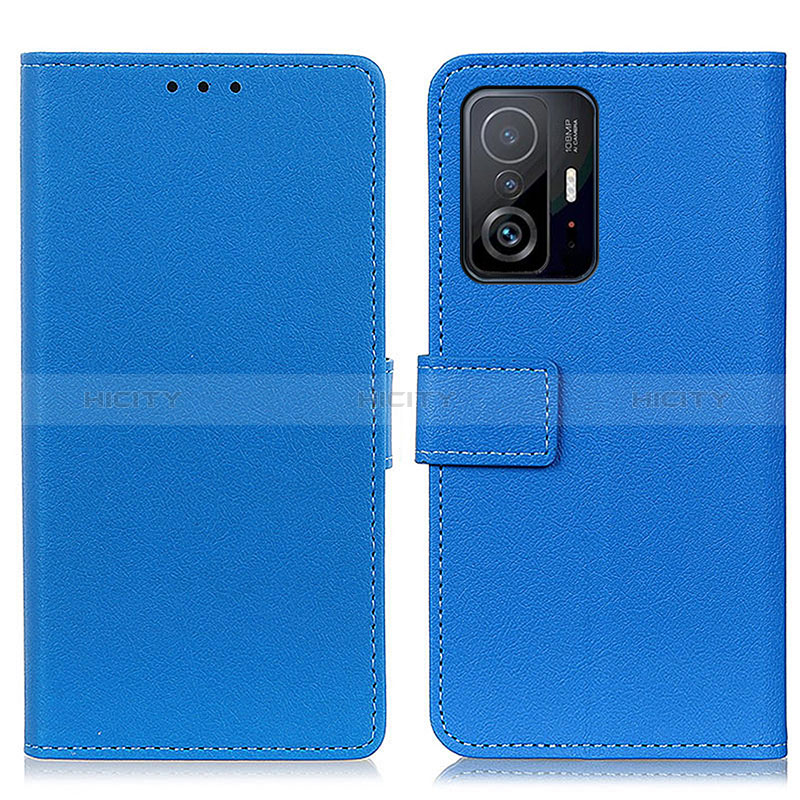 Handytasche Stand Schutzhülle Flip Leder Hülle M08L für Xiaomi Mi 11T Pro 5G Blau