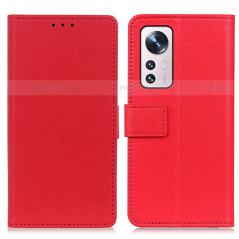 Handytasche Stand Schutzhülle Flip Leder Hülle M08L für Xiaomi Mi 12S 5G Rot Plus