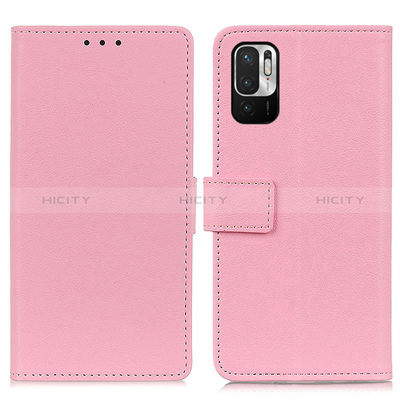 Handytasche Stand Schutzhülle Flip Leder Hülle M08L für Xiaomi Redmi Note 10 JE 5G Rosa