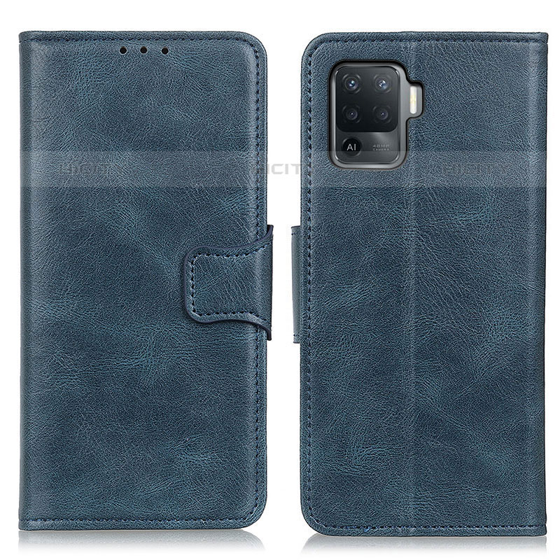 Handytasche Stand Schutzhülle Flip Leder Hülle M09L für Oppo A94 4G Blau