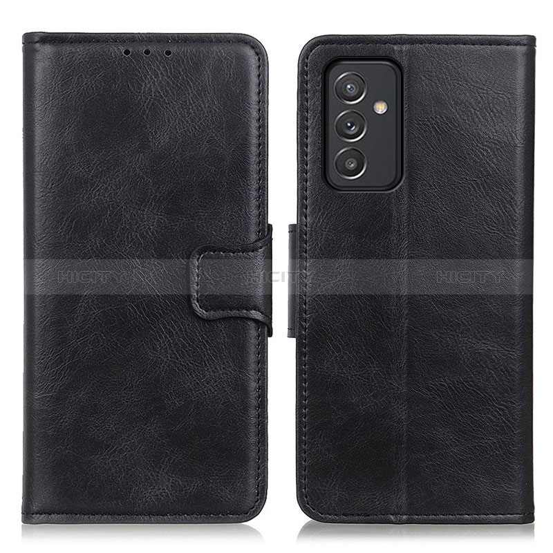 Handytasche Stand Schutzhülle Flip Leder Hülle M09L für Samsung Galaxy A55 5G Schwarz