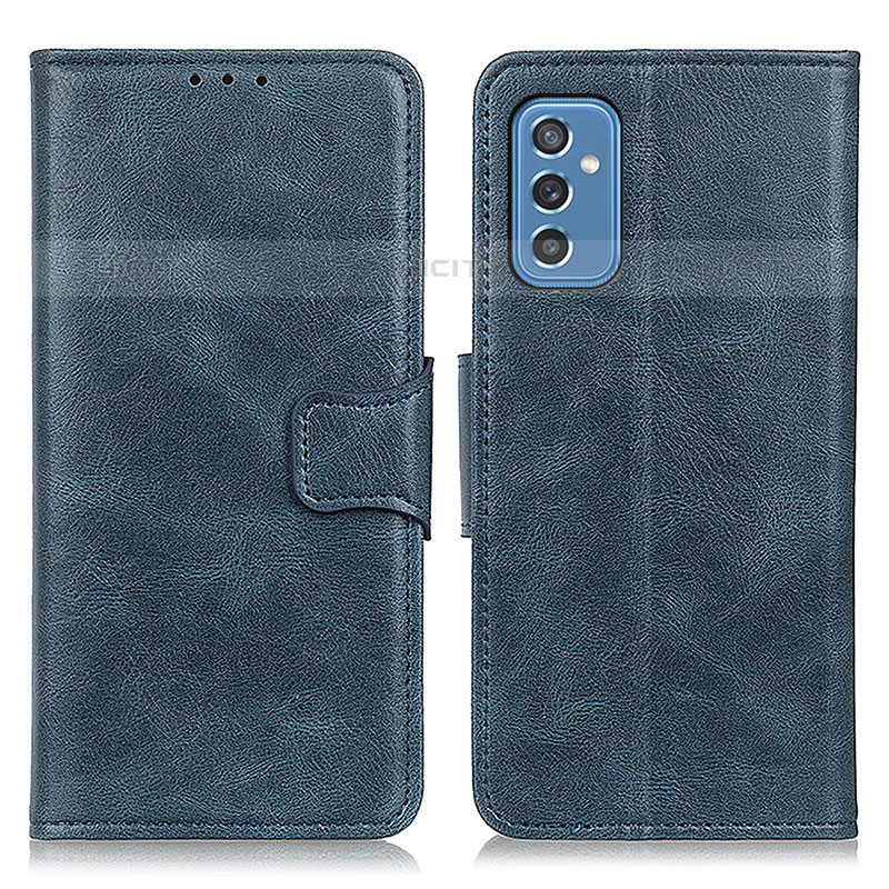 Handytasche Stand Schutzhülle Flip Leder Hülle M09L für Samsung Galaxy M52 5G Blau