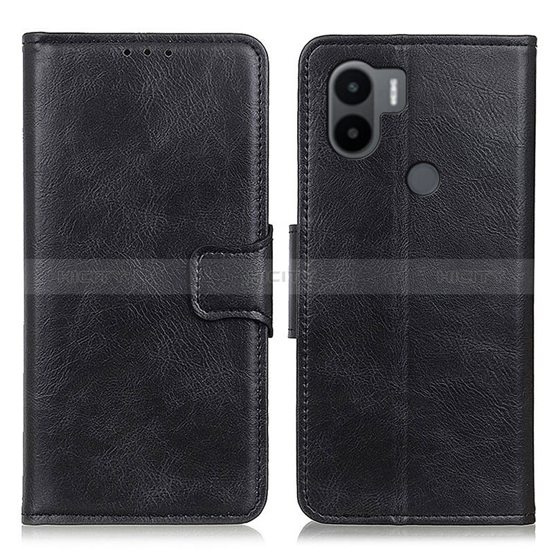 Handytasche Stand Schutzhülle Flip Leder Hülle M09L für Xiaomi Redmi A1 Plus Schwarz