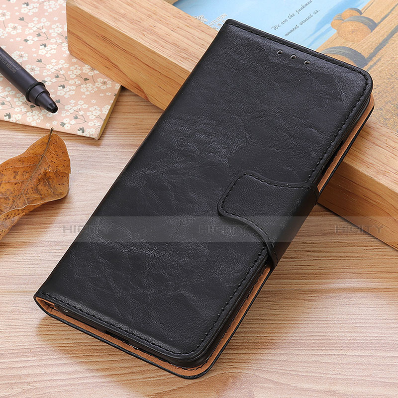 Handytasche Stand Schutzhülle Flip Leder Hülle M10L für Motorola Moto Edge 30 Pro 5G Schwarz