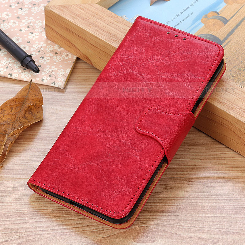 Handytasche Stand Schutzhülle Flip Leder Hülle M10L für Motorola Moto Edge Plus (2022) 5G Rot