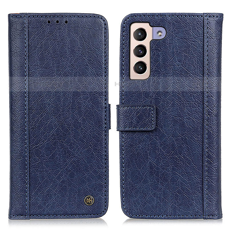 Handytasche Stand Schutzhülle Flip Leder Hülle M10L für Samsung Galaxy S21 5G Blau Plus