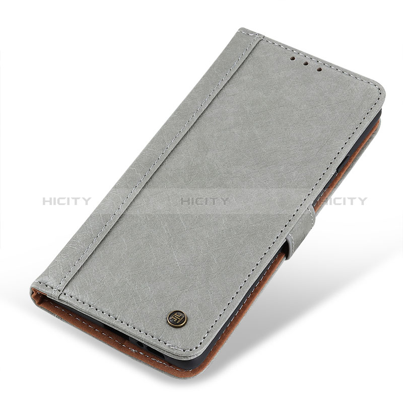 Handytasche Stand Schutzhülle Flip Leder Hülle M10L für Xiaomi Redmi Note 11 SE India 4G Grau Plus