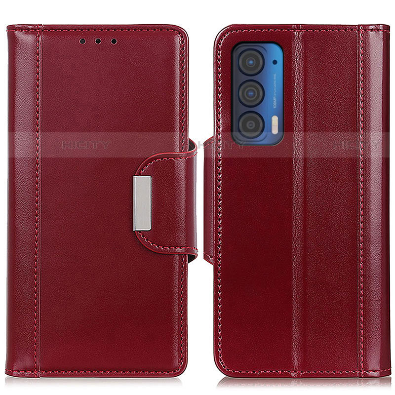 Handytasche Stand Schutzhülle Flip Leder Hülle M11L für Motorola Moto Edge (2021) 5G Rot Plus